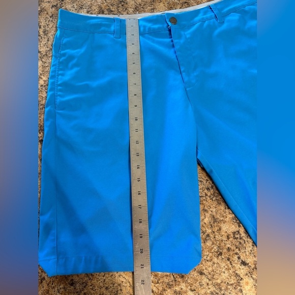 Puma Dry Cell Short Performance Mens Size 38 Aqua Blue Golf Outdoor Activity - Picture 8 of 12